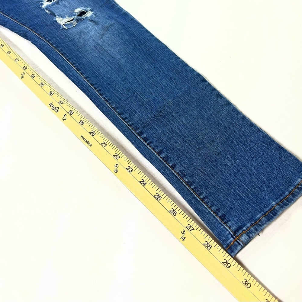 !IT-Tiffany Skinny Distressed Ankle Stretch Denim Jeans Women's size 12 B-3 - Picture 4 of 7